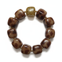 Bracelet Ice cube crème chocolat
