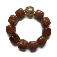 Bracelet Ice cube crème chocolat