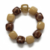 Bracelet Ice cube crème chocolat