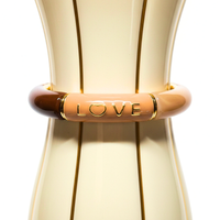 Bracelet Tube Love chocolat