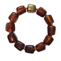 Bracelet mini cube ambre