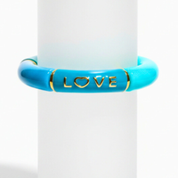 Bracelet Tube Love Bleu intense
