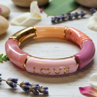 Bracelet Tube Love rose