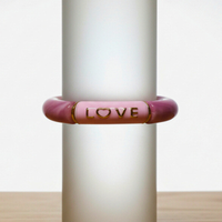 Bracelet Tube Love rose