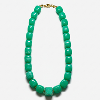 Collier Cube vert menthe