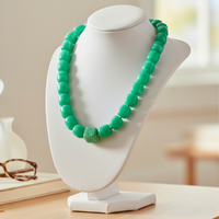 Collier Cube vert menthe