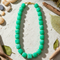 Collier Cube vert menthe