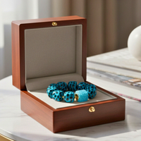 Bracelet cube léopard turquoise