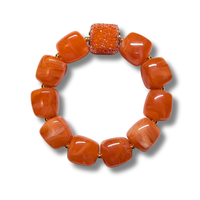 Bracelet cube orange