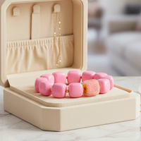 Bracelet cube rose bonbon