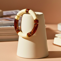 Bracelet 1/4 Tube caramel