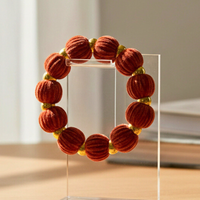 Bracelet chouchou terracotta