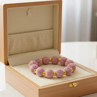 Bracelet chouchou rose ancien