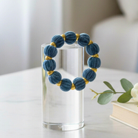 Bracelet chouchou bleu