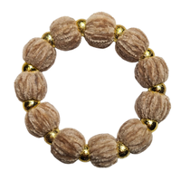 Bracelet chouchou taupe