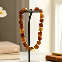 Collier Cube Topaze fumée