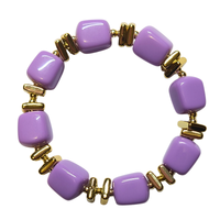 Bracelet mini cube Lavande