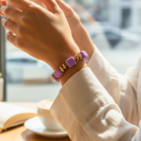 Bracelet mini cube Lavande