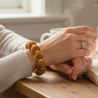 Bracelet chouchou Chocolat au lait