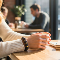 Bracelet chouchou noir