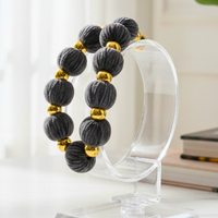 Bracelet chouchou noir