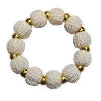 Bracelet chouchou blanc