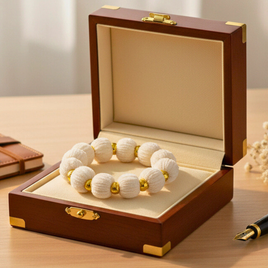 Bracelet chouchou blanc