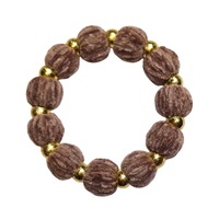 Bracelet chouchou chocolat