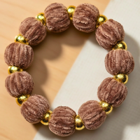 Bracelet chouchou chocolat
