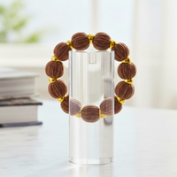 Bracelet chouchou chocolat