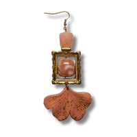 Boucles d'oreilles Parfum envoutant rose ancien