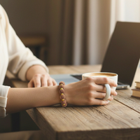Bracelet chouchou chocolat