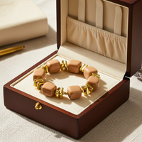 Bracelet mini cube camel