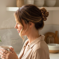 Bracelet chouchou chocolat