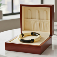 Bracelet 1/4 Tube noir et blanc