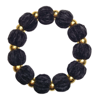 Bracelet chouchou noir