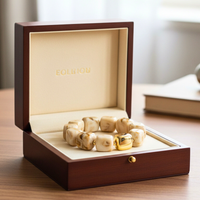 Bracelet mini cube nougat marbré