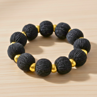 Bracelet chouchou noir