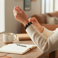 Bracelet chouchou noir
