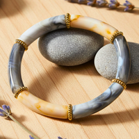 Bracelet Tube 8mm Marbre