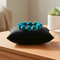 Bracelet chouchou bleu marine