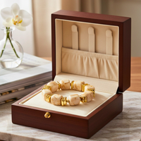 Bracelet mini cube nougat marbré