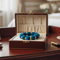 Bracelet chouchou bleu marine