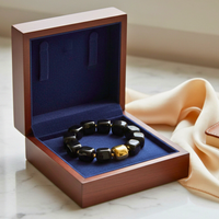 Bracelet mini cube noir intense