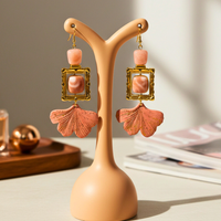 Boucles d'oreilles Parfum envoutant rose ancien