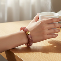 Bracelet mini cube rose ancien