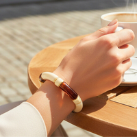 Bracelet 1/4 Tube caramel