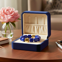 Bracelet mini cube bleu roi