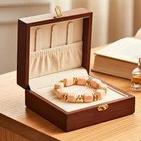 Bracelet mini cube rose dragée