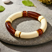 Bracelet 1/4 Tube caramel
